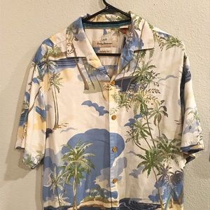 Tommy Bahama Silk Shirt, Large